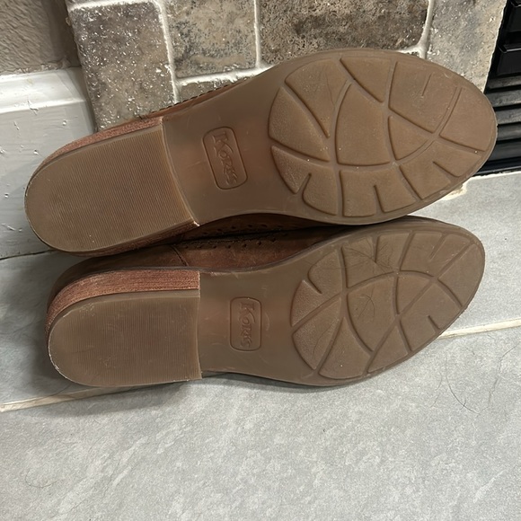 Kork Ease Korks Gertrude Slip On Shoes Womens 8 Leather Round Toe Short Bootie - Picture 9 of 13